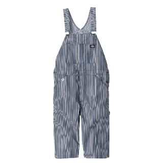 D-7103 LIGHT STRETCH HICKORY OVERALLS SHORT 1.ネイビー