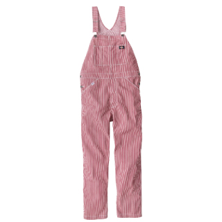D-7109 LIGHT STRETCH HICKORY OVERALLS 20.レッド