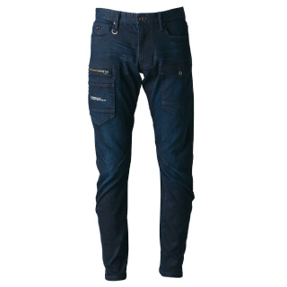 3D STRETCH DENIM WORK JACKET 12.ブラッカーインディゴ