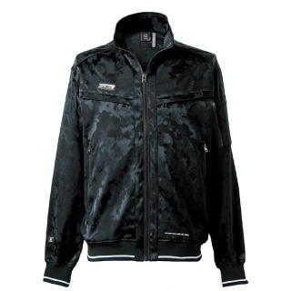 STRETCH JACQUARD WORK JACKET 28.カモフラブラック