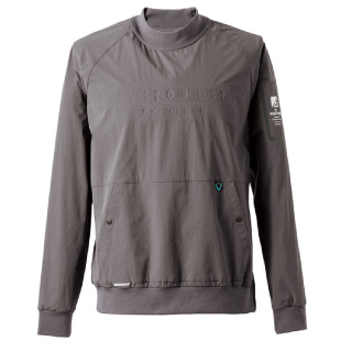 A.D.STRETCH NYLON HOODIE 04.チャコールグレー
