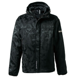 STRETCH JACQUARD WARM JACKET 28.カモフラブラック